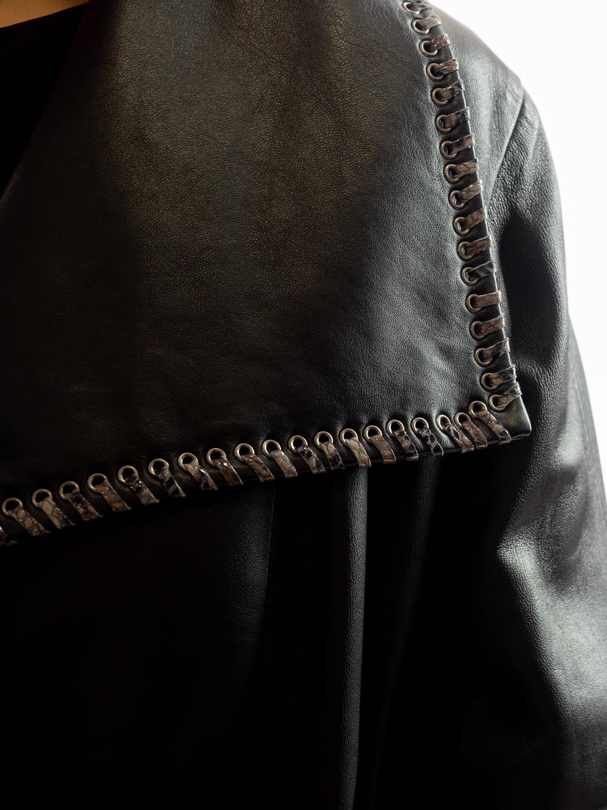 Пальто женское из натуральной кожи LINDI WEST 2563-110