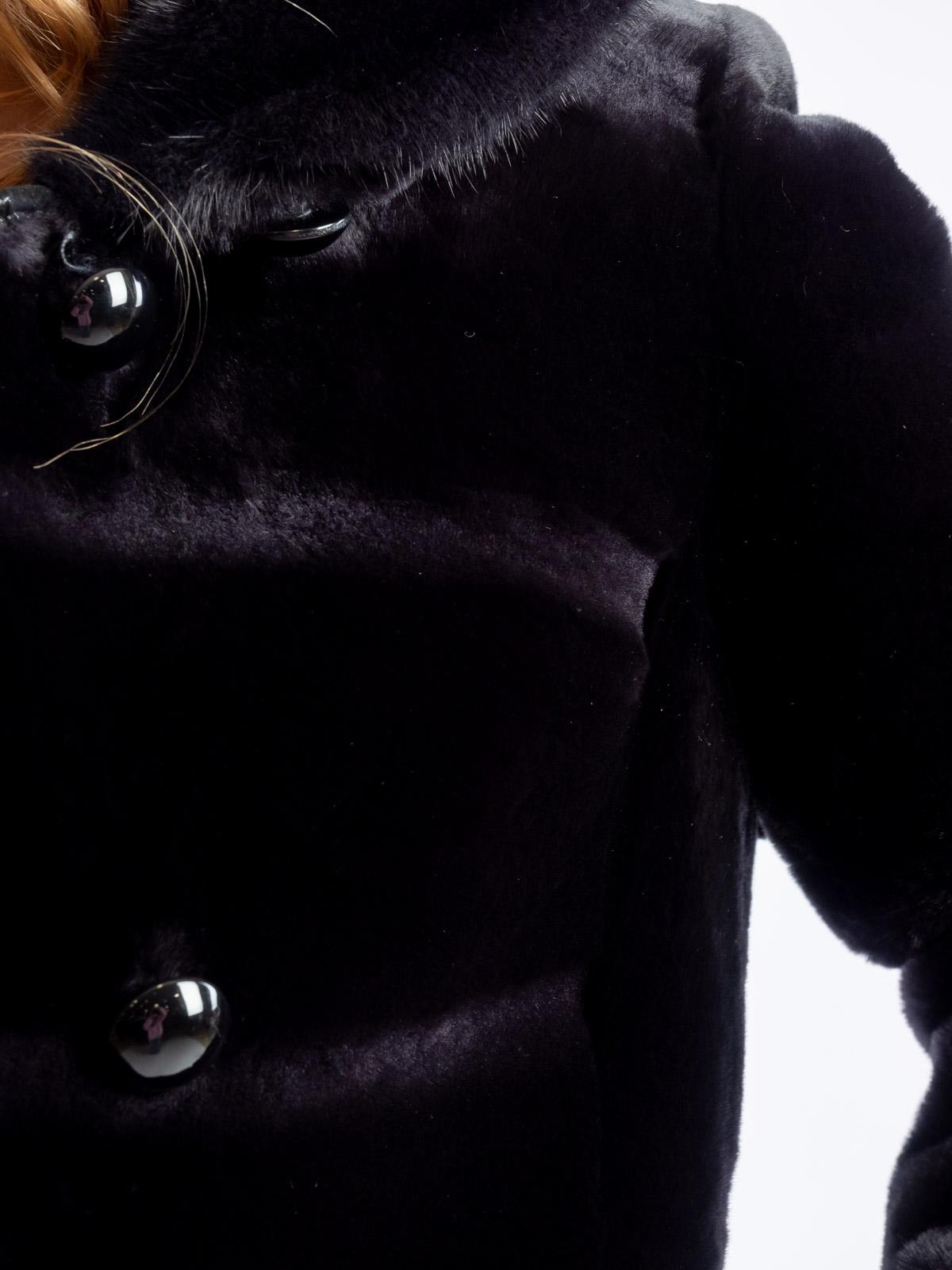 Шуба из меха овчины женская МиРель 52 М