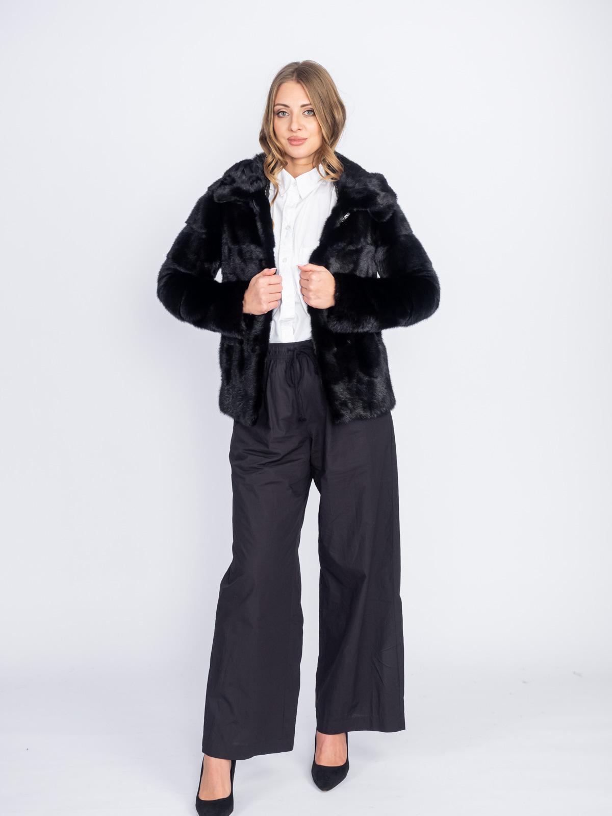 Шуба норковая Классика Поперечка