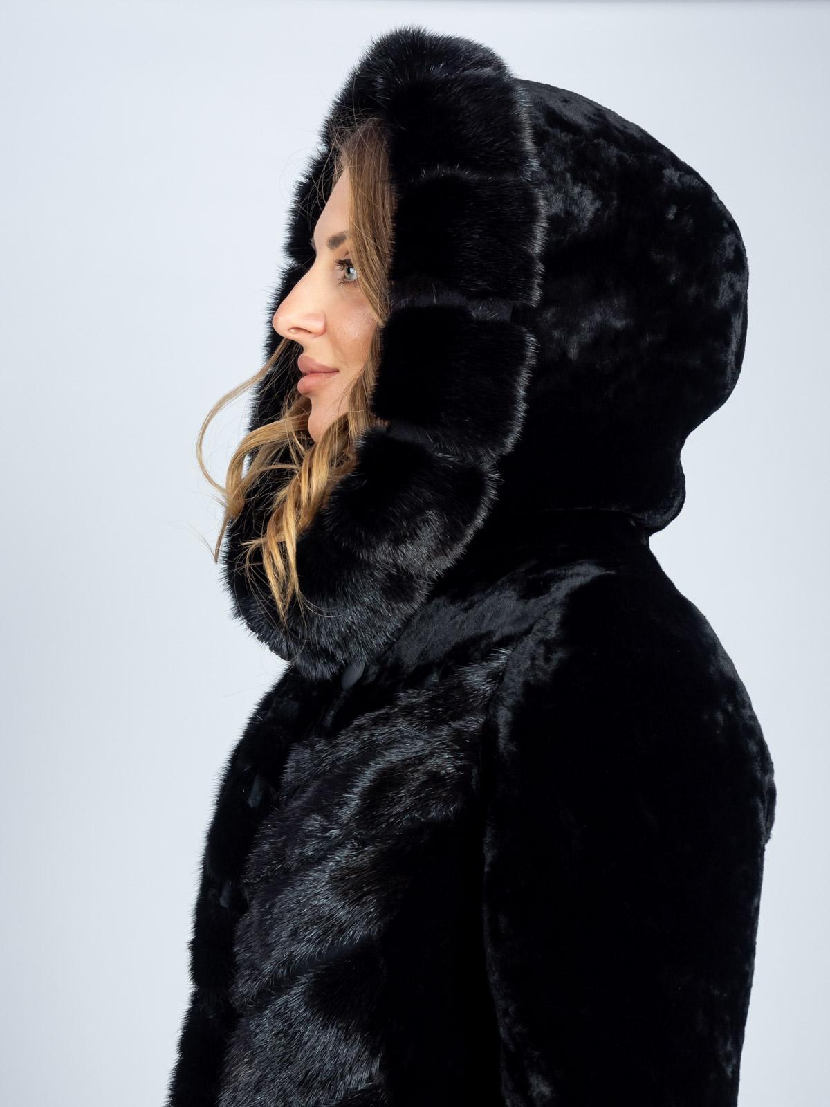 Шуба из меха овчины женская Simakhov 617/3