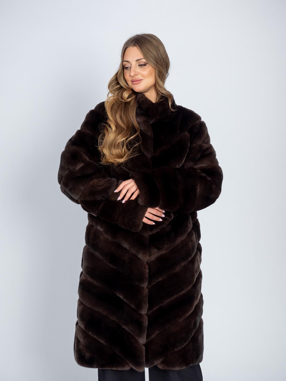 Шуба из меха кролика Меха России 565
