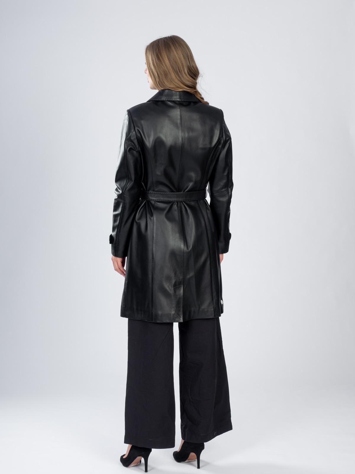 Пальто кожаное женское Viva Dolce Vita 88619