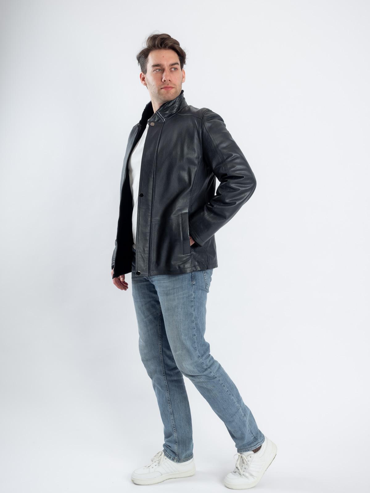 Куртка кожаная с подкладом из овчины Virado 4690