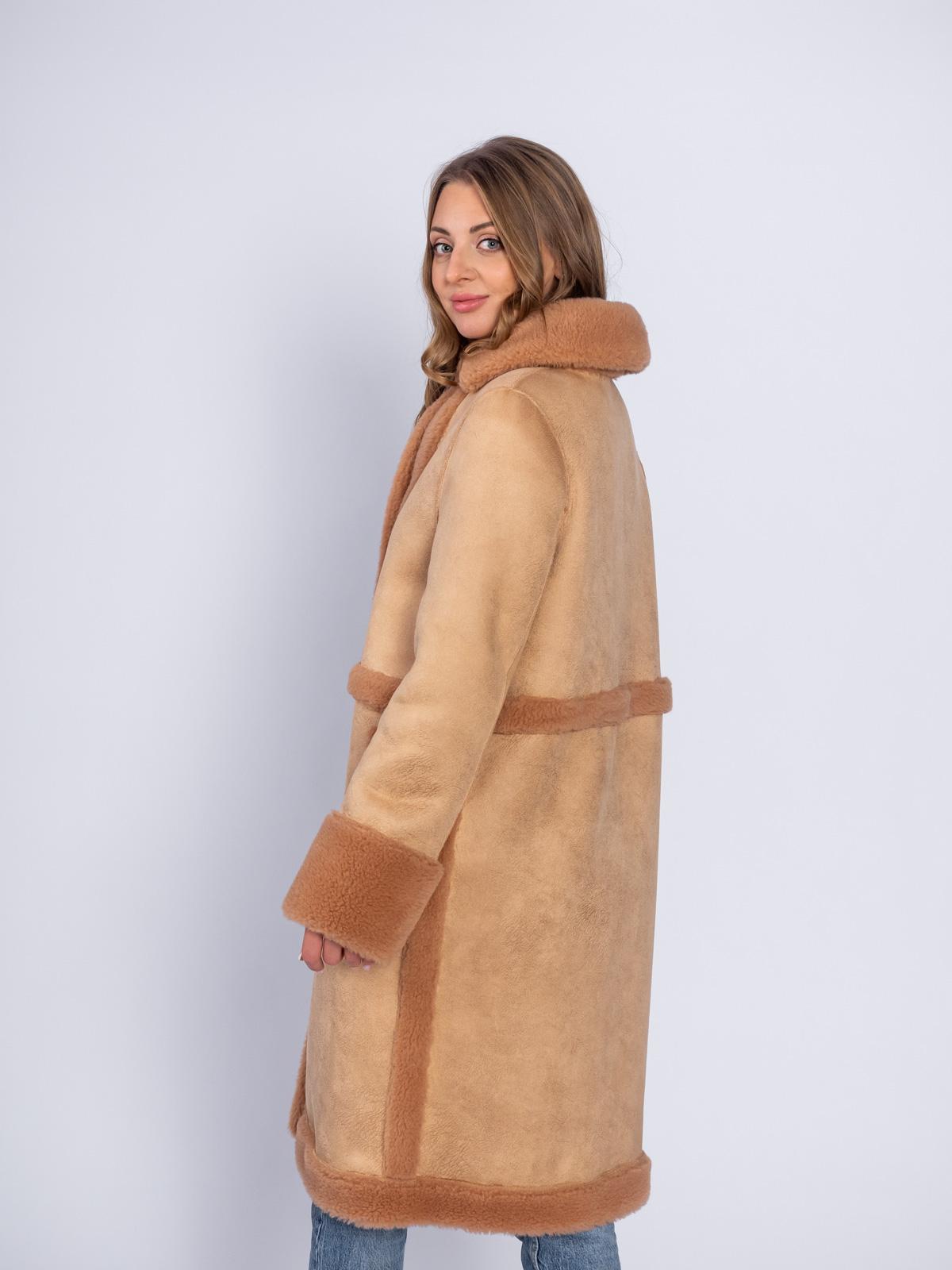 Шуба двусторонняя из эко-меха Simakhov SM105