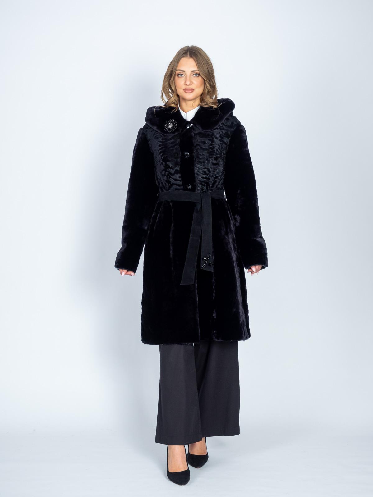 Шуба женская из меха овчины М.А.И.с 211