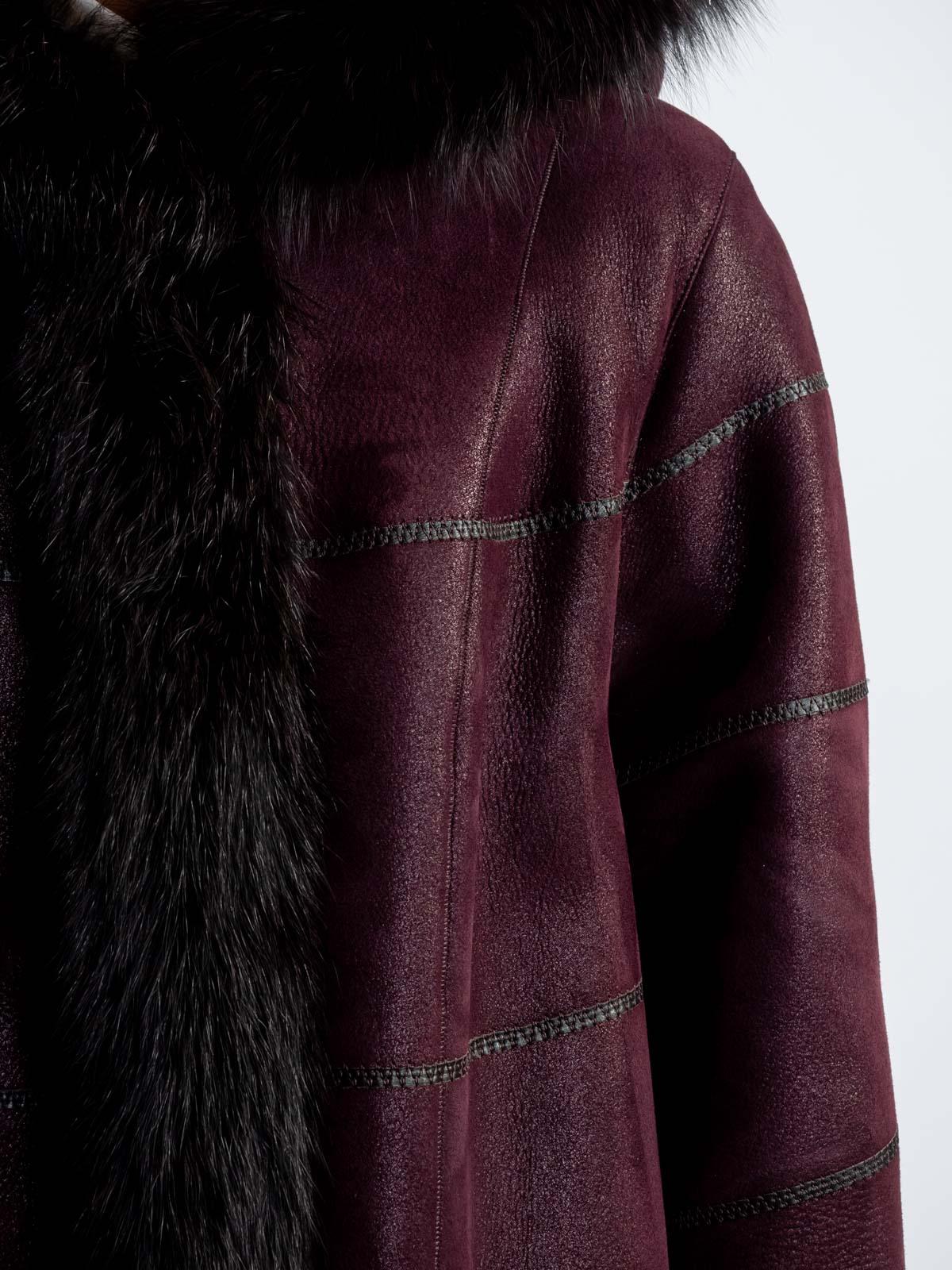 Дубленка женская из меха овчины OKSA Z-693