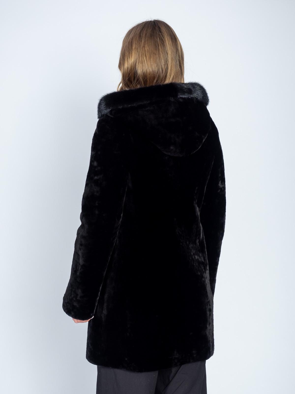 Шуба женская из меха овчины Даниэль С-904