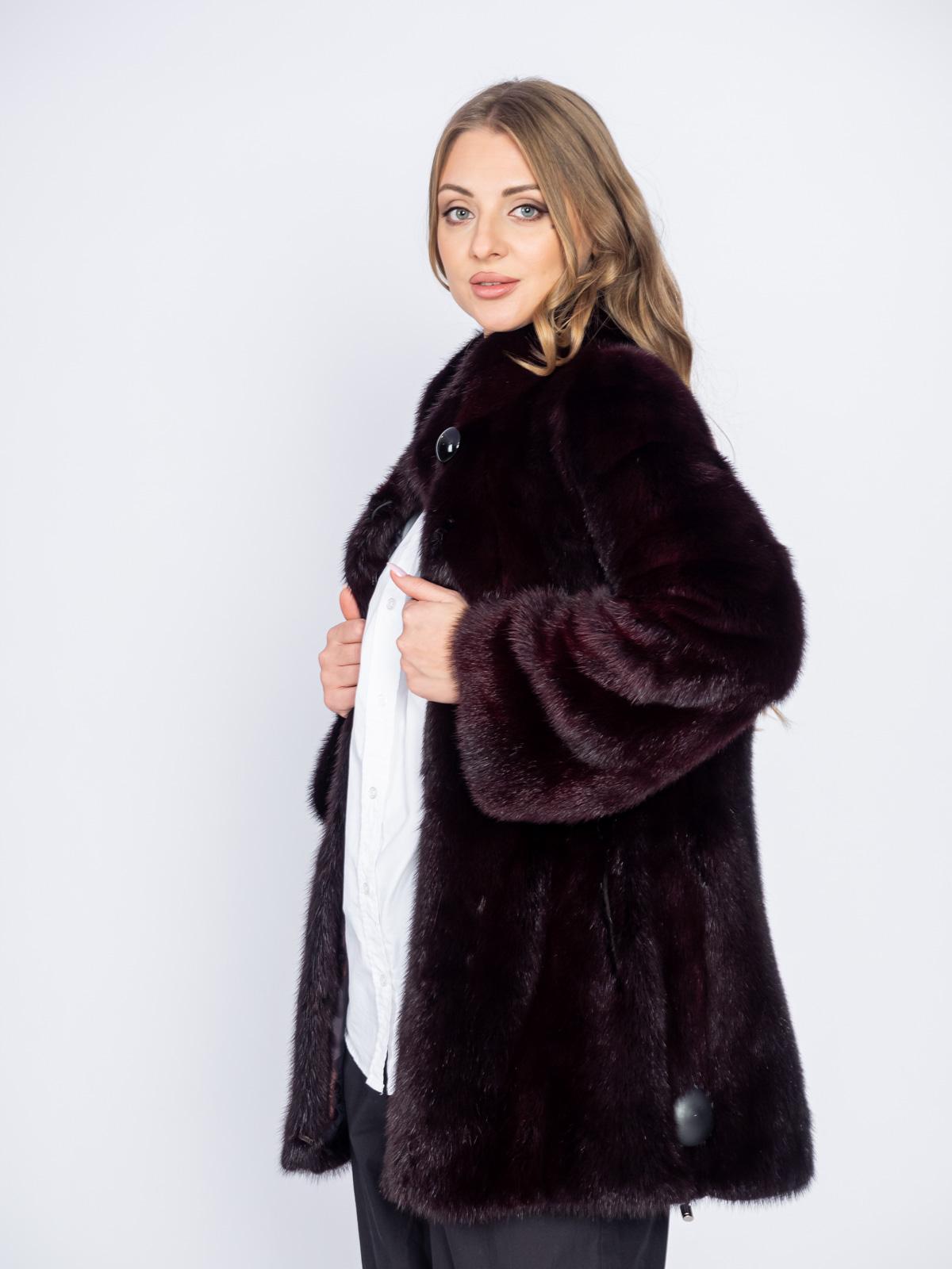 Шуба из меха норки Меха России 484-16