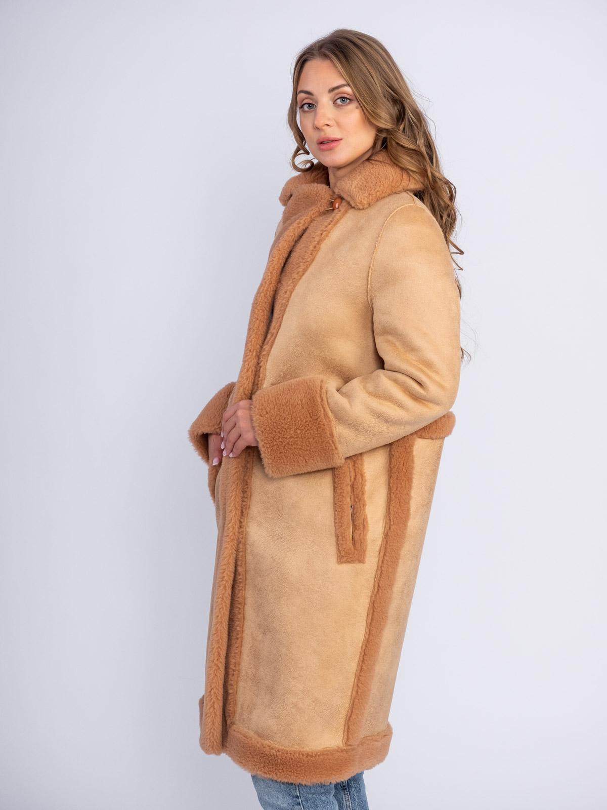 Шуба двусторонняя из эко-меха Simakhov SM105