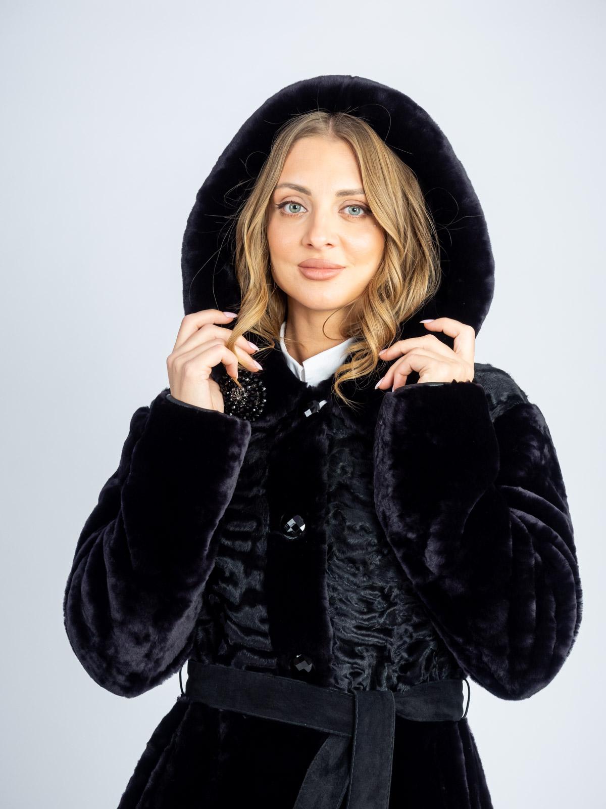 Шуба женская из меха овчины М.А.И.с 211