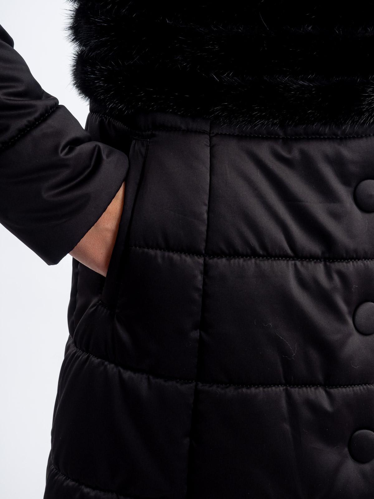 Пальто из меха норки 016