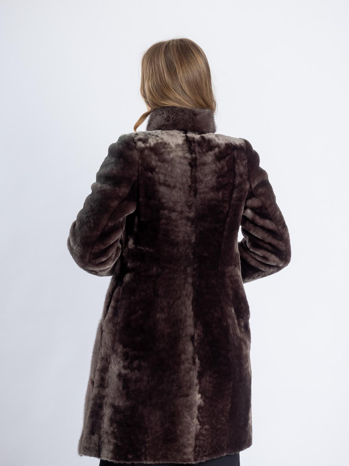 Шуба из меха овчины женская Roberto Rafio ГО-86