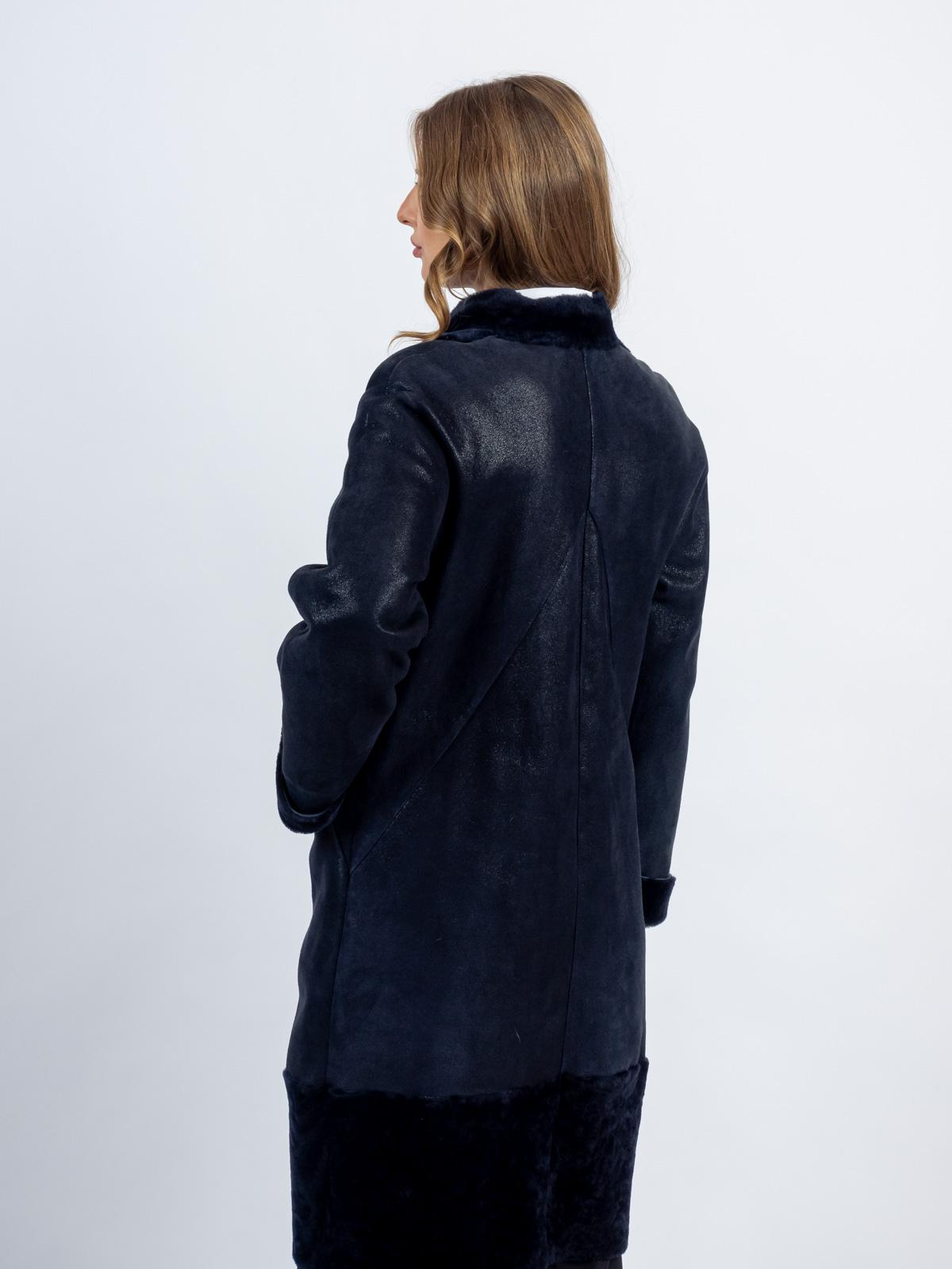 Шуба женская из меха овчины Di' Anna K-29062