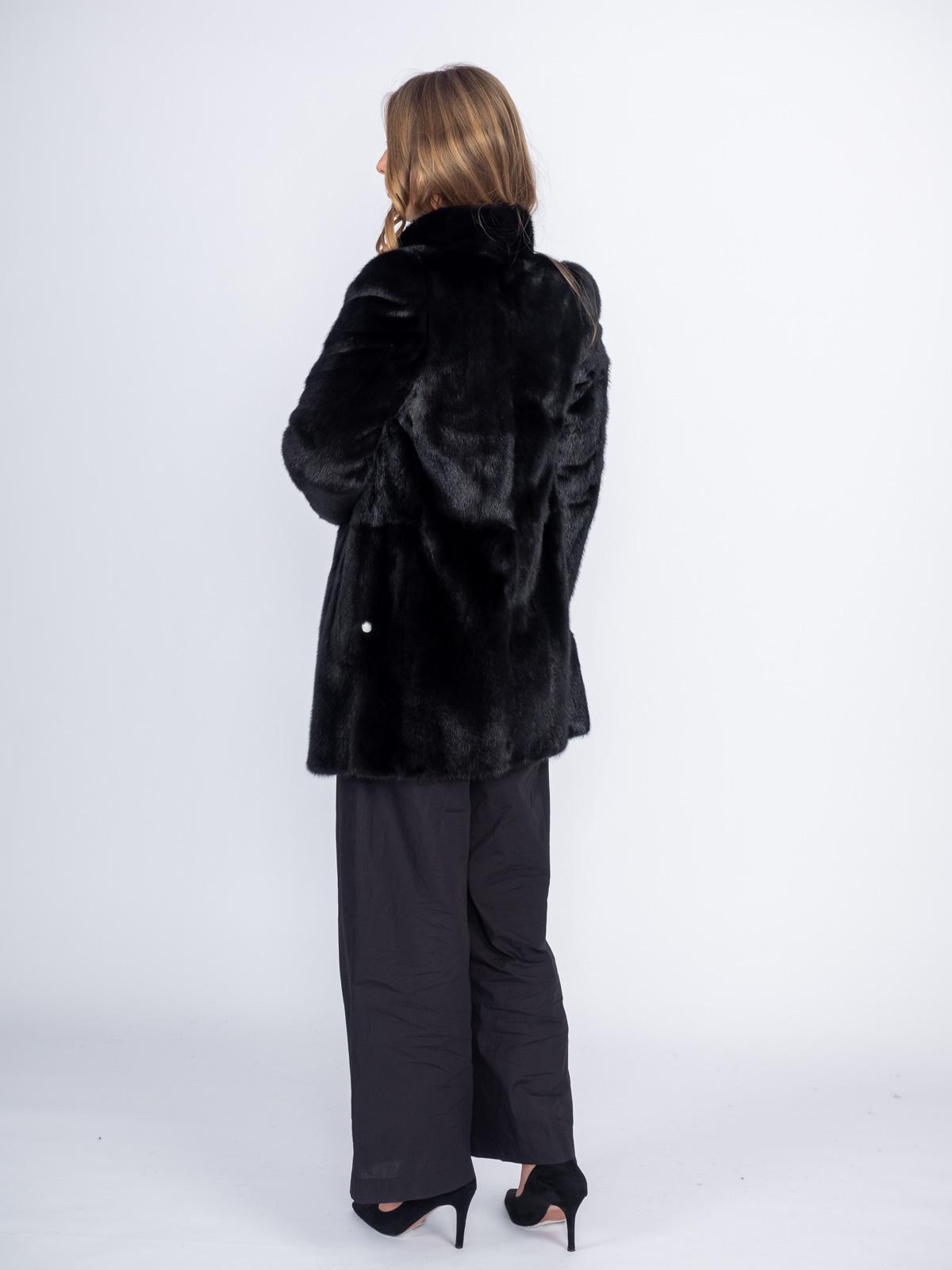 Шуба норковая женская Классика Френч роспуск