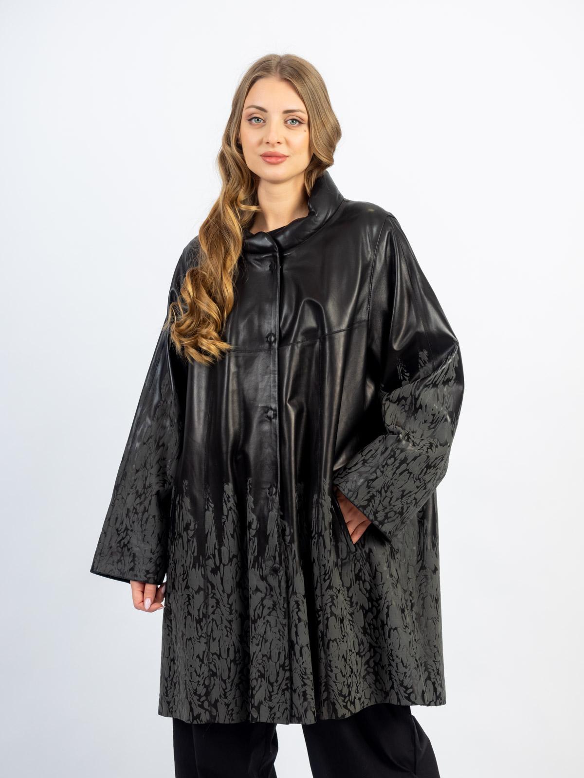 Плащ женский из натуральной кожи LINDI WEST 2354