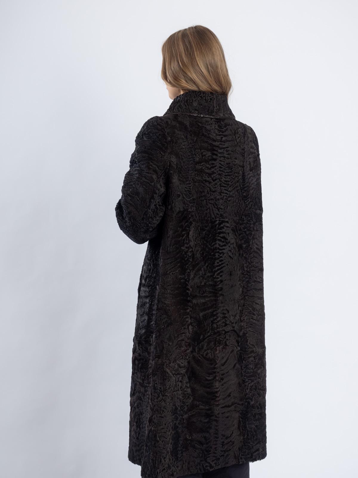 Пальто женское из меха каракуля Багира Л 98