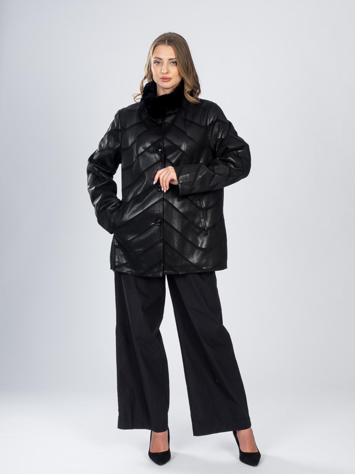 Куртка женская из натуральной кожи ELISLEATHER 15220