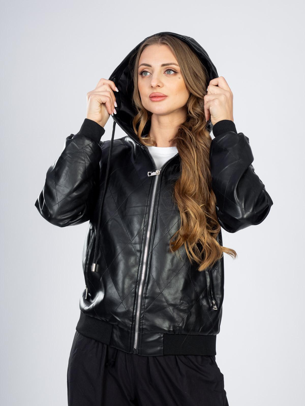 Куртка из эко-кожи женская 6301
