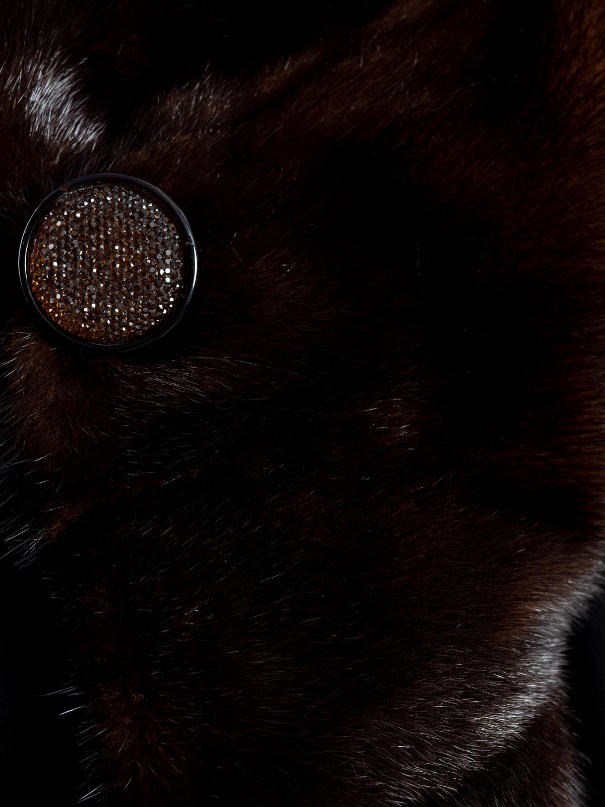 Жилет женский из меха норки отрада 