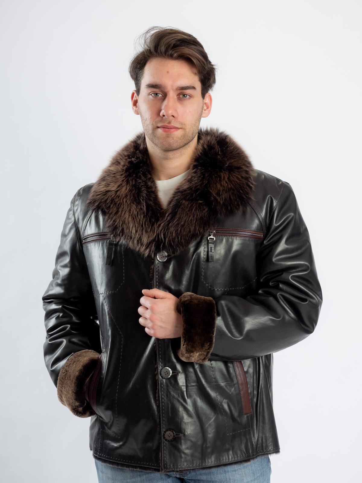 Дубленка с подкладом из овчины Fabio Fischer DK 486