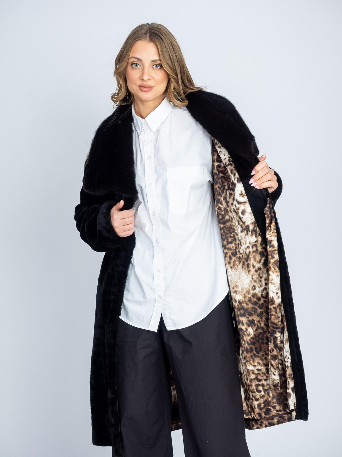 Шуба из меха овчины Рафаэль СД 296(040)