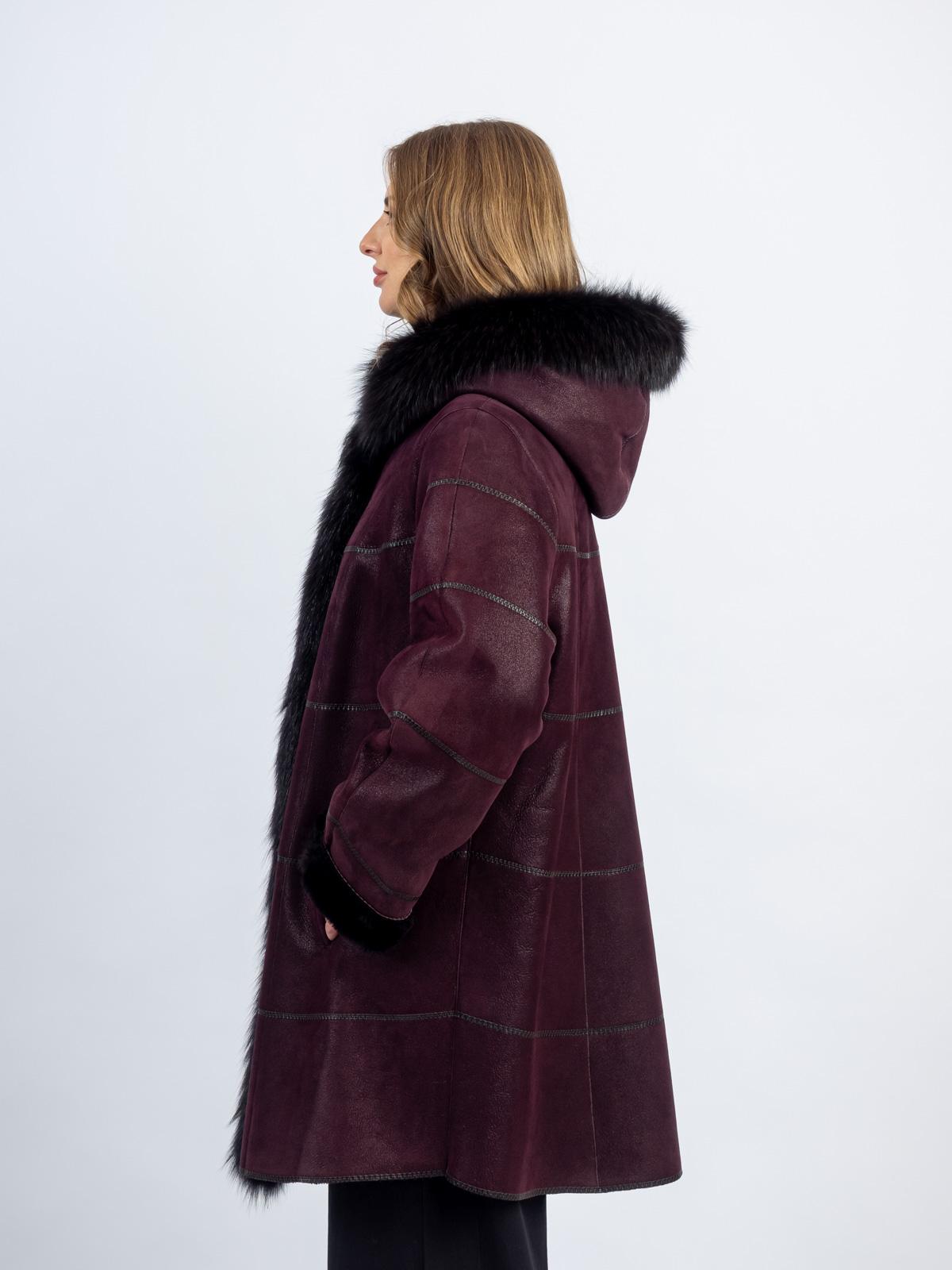 Дубленка женская из меха овчины OKSA Z-693