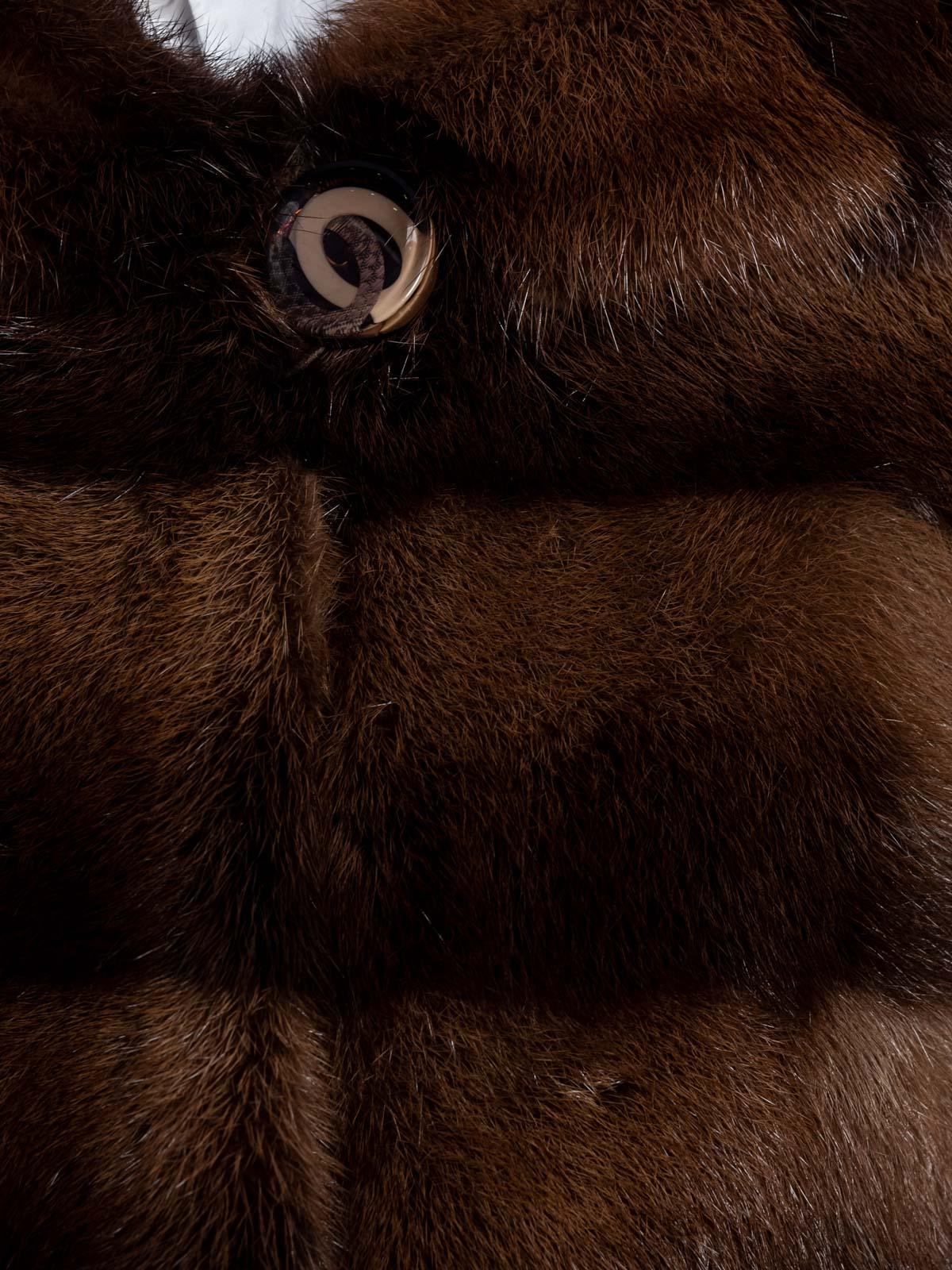 Шуба норковая с капюшоном Меха России 376-34