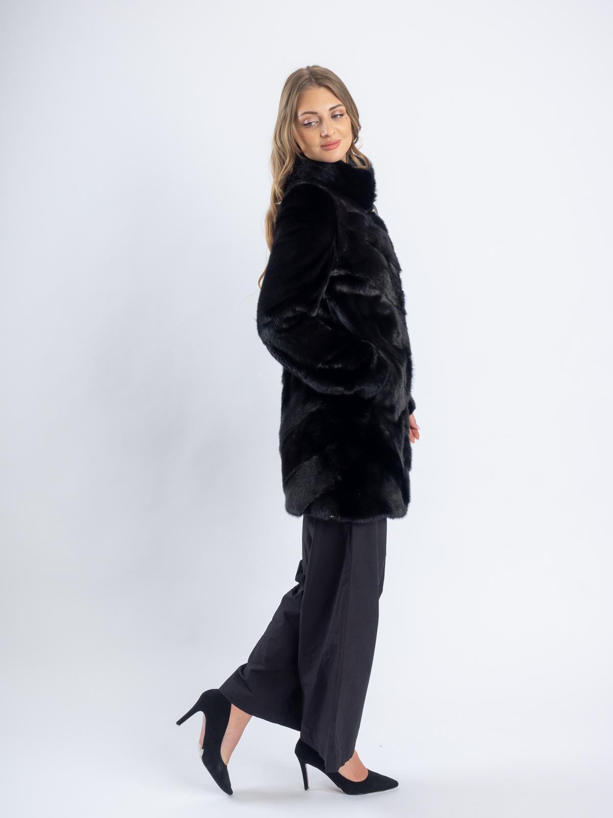 Шуба норковая Паркет Лз