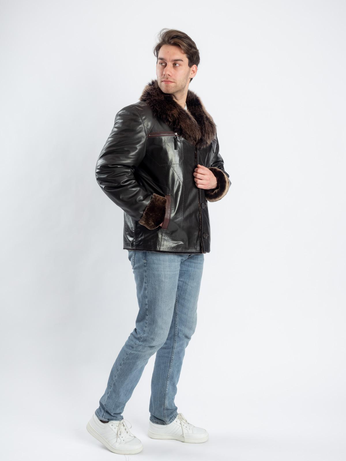 Дубленка с подкладом из овчины Fabio Fischer DK 486