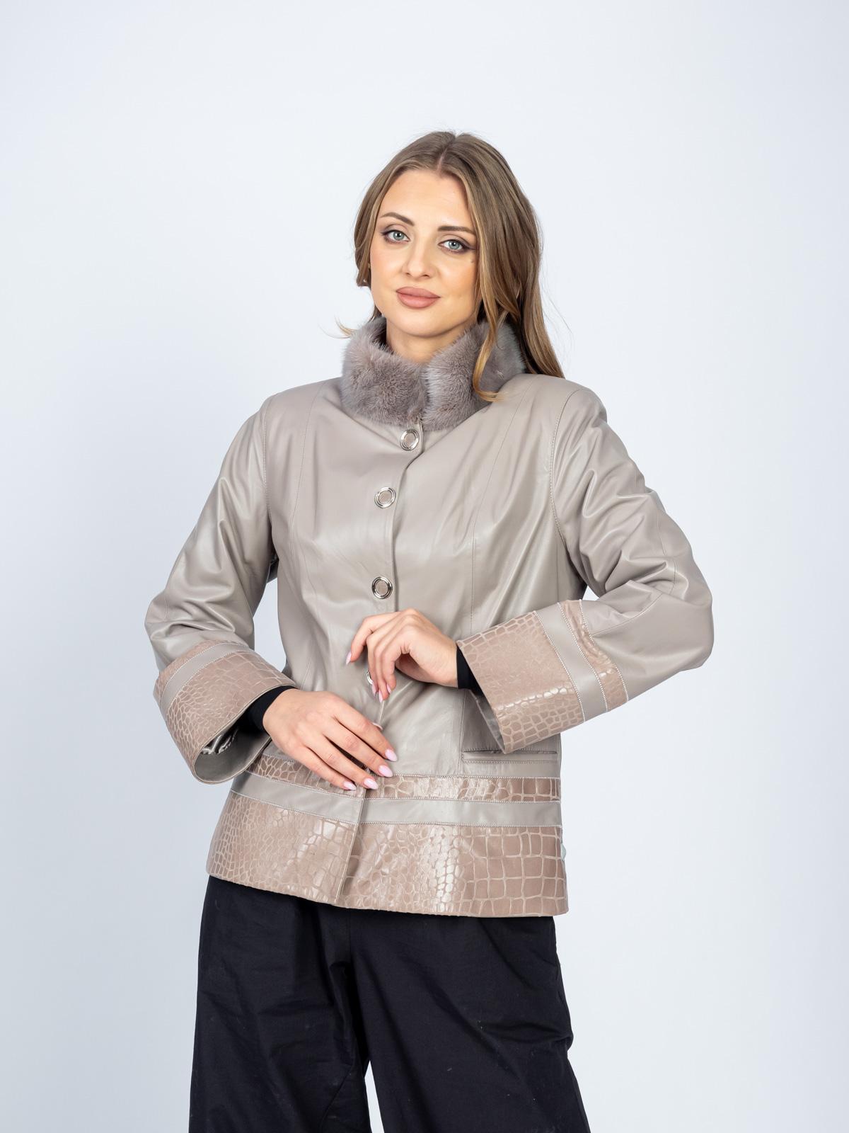 Куртка женская из натуральной кожи FASHION STAR 2079