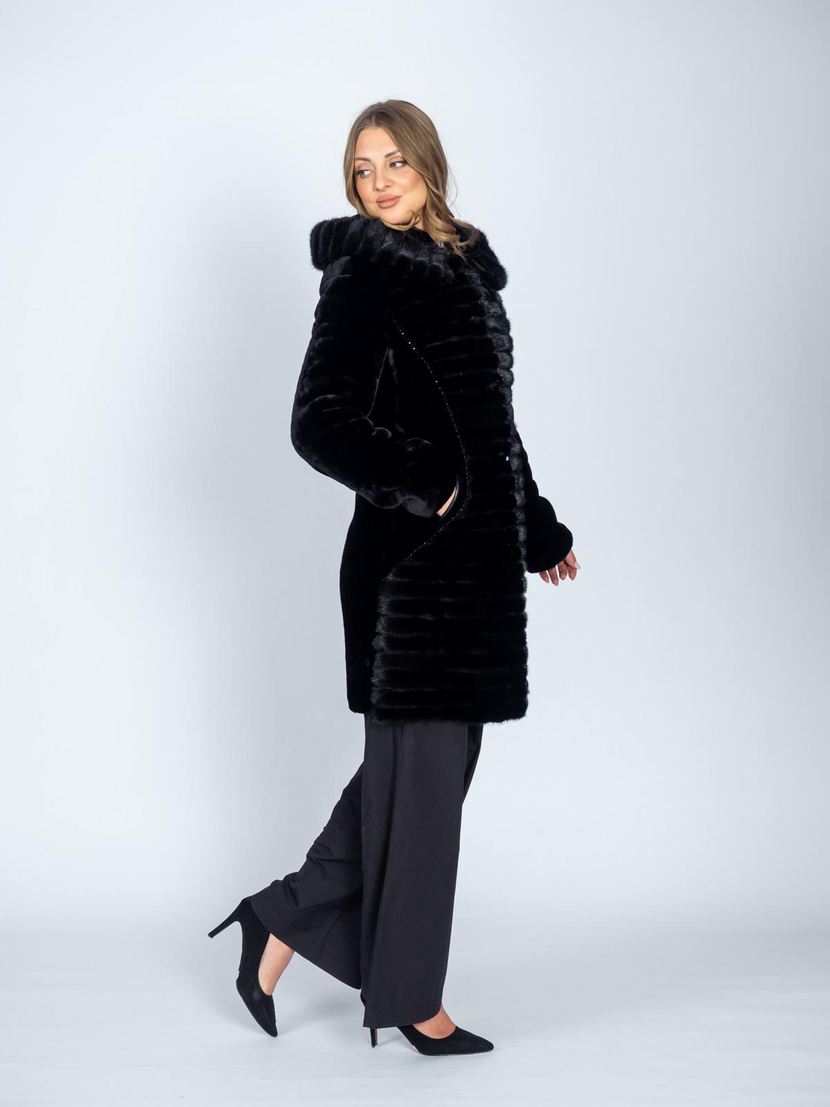 Шуба из меха овчины женская Roberto Rafio ГО-89