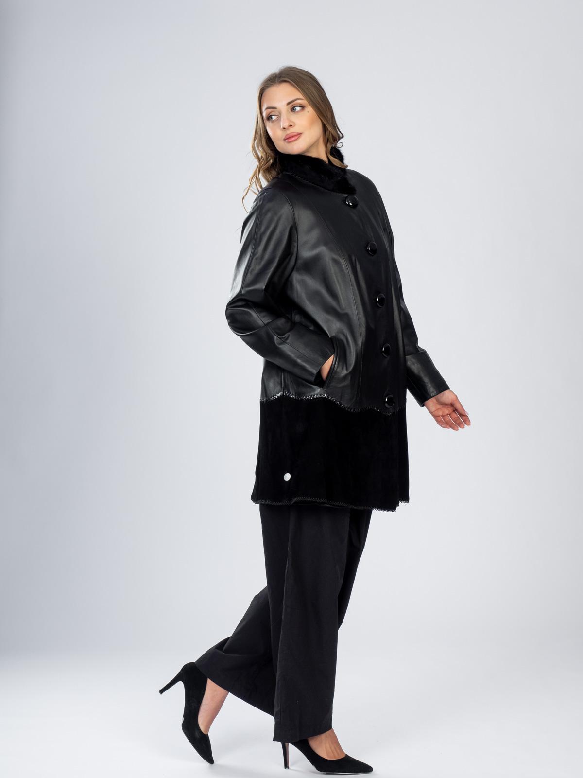 Плащ женский из натуральной кожи LINDI WEST 1722-90