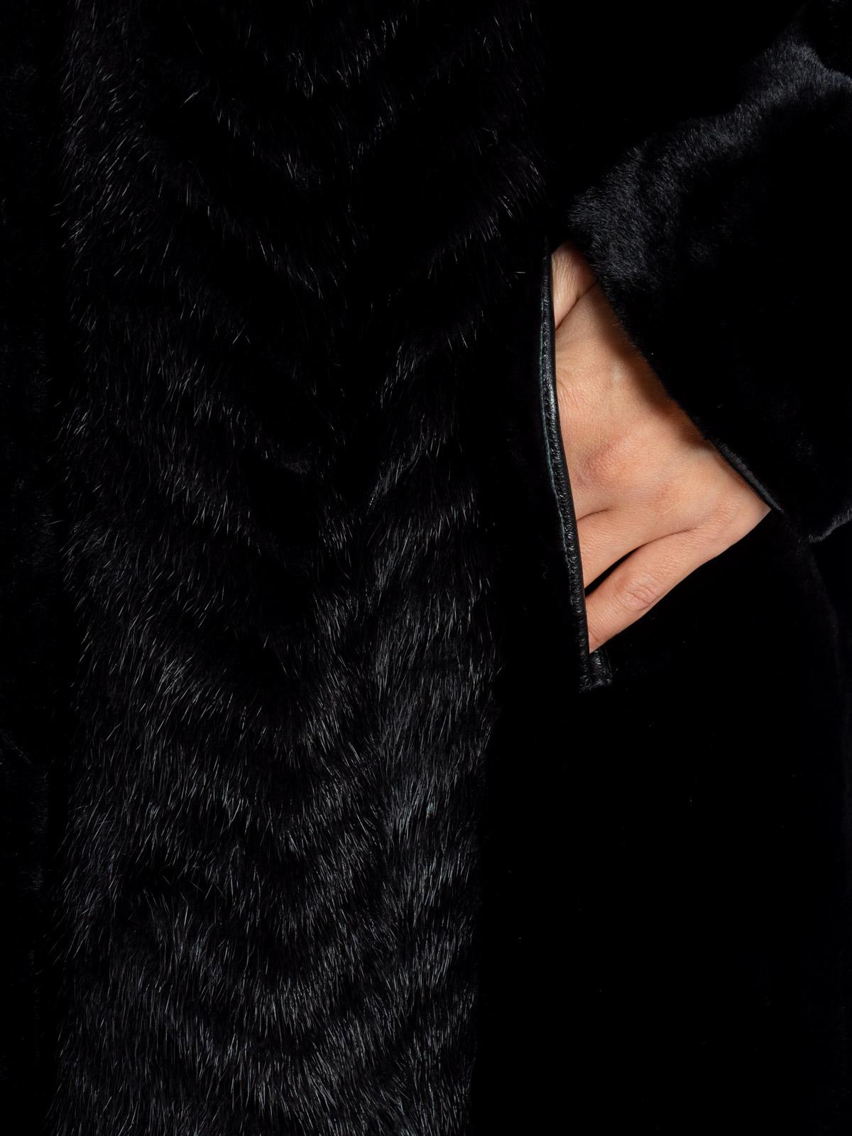 Шуба женская из меха овчины Багира М 225