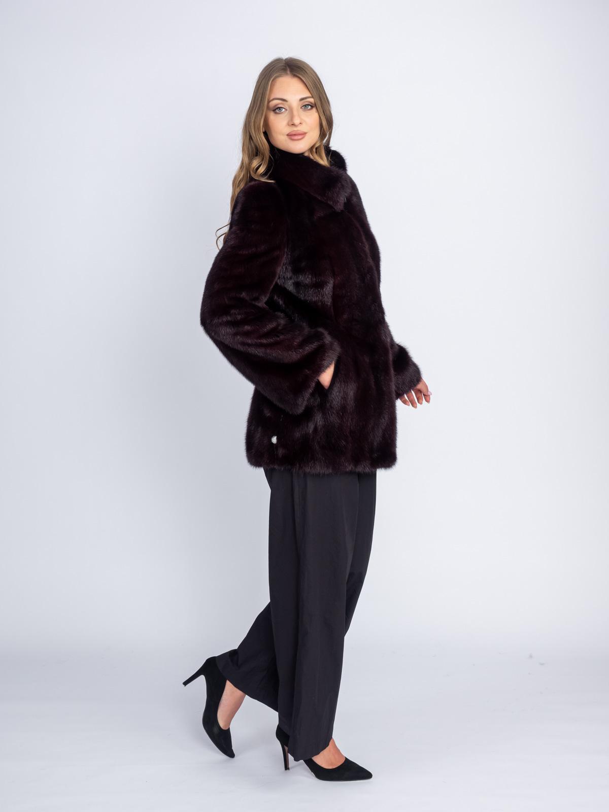 Шуба из меха норки Меха России 484-16