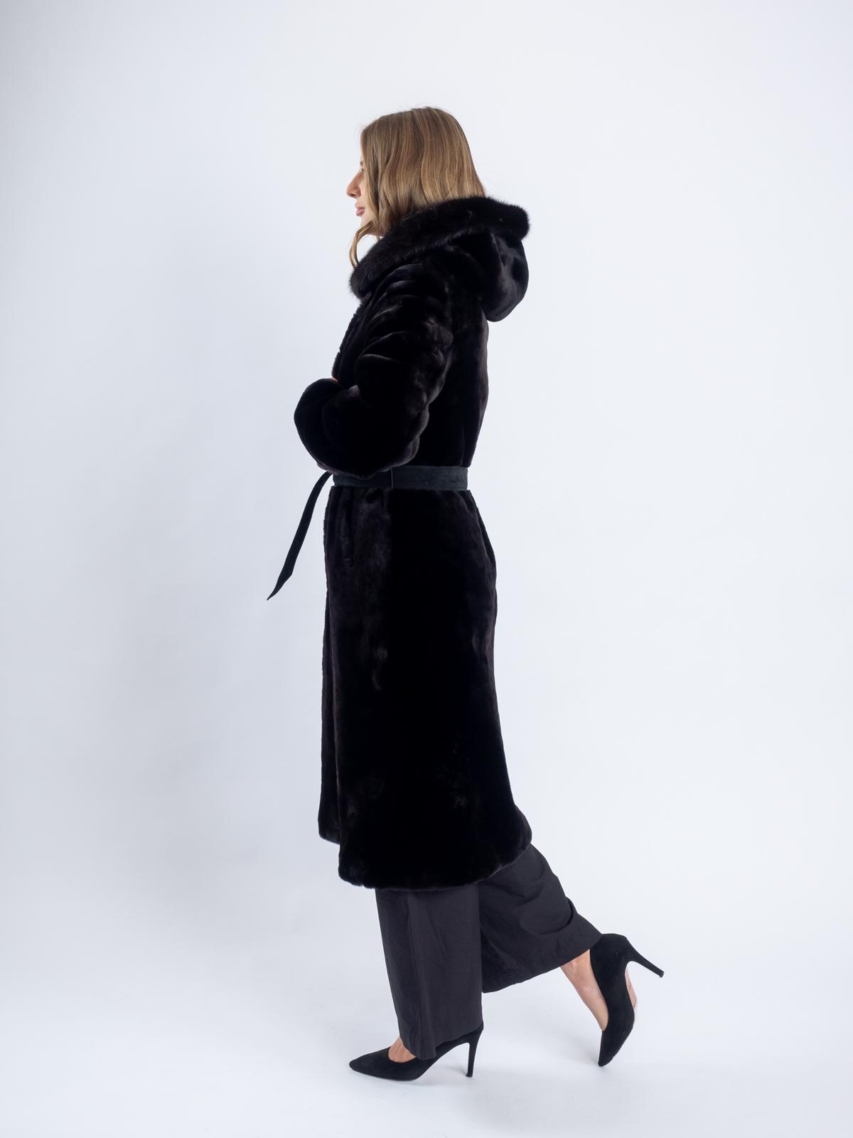 Шуба из меха овчины Мягкое золото Тдн