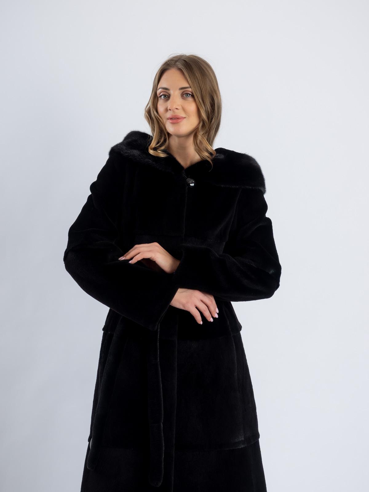 Шуба из меха нутрии женская Alex Милана