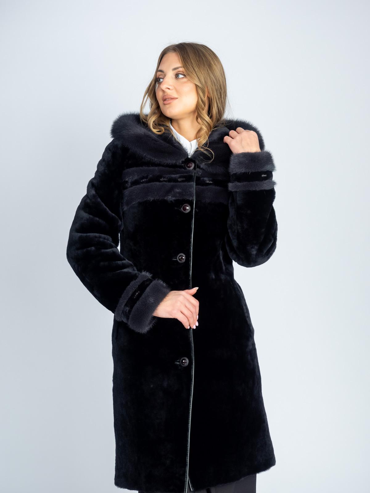 Шуба из меха овчины женская Багира М-257