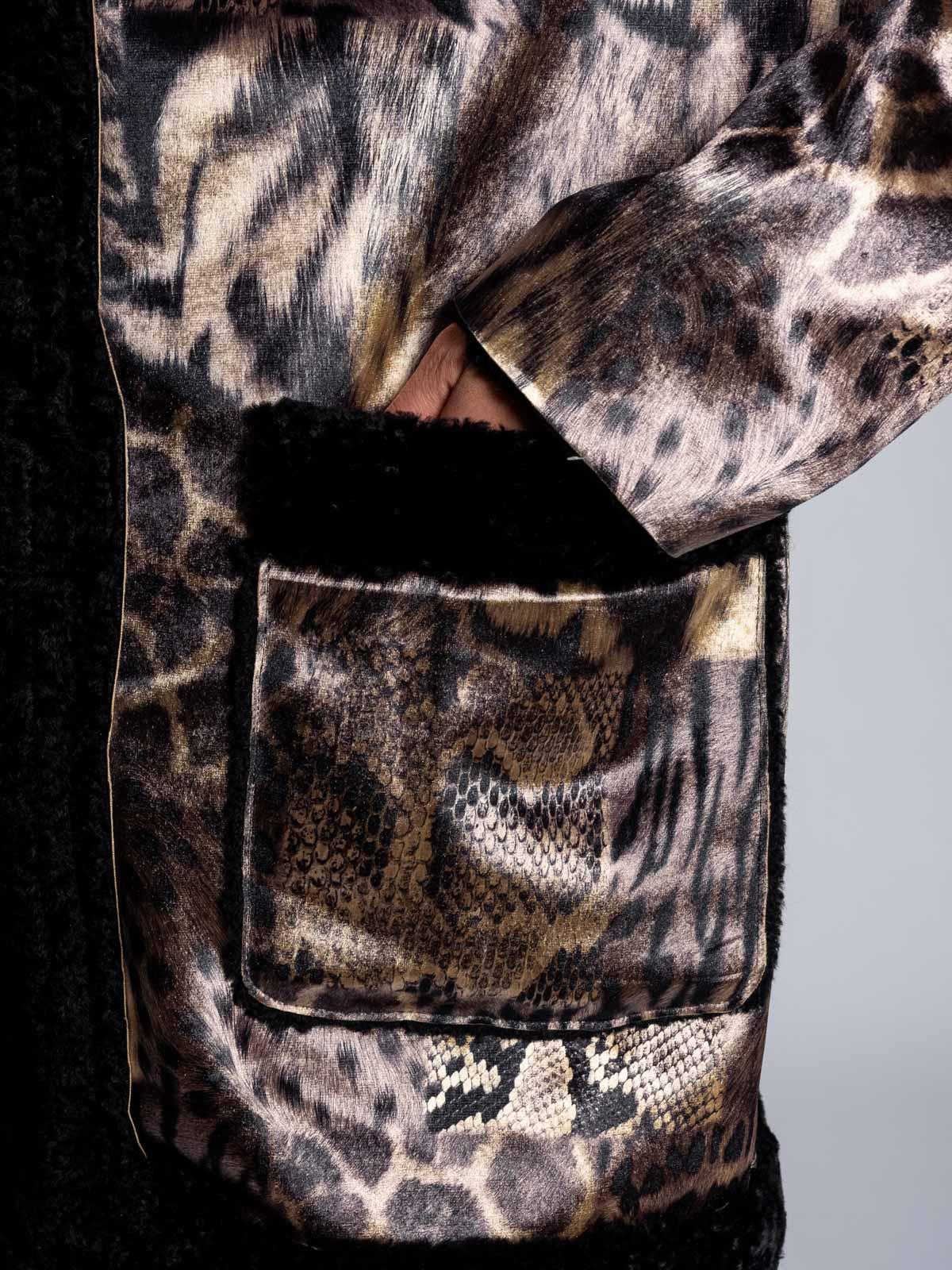 Шуба из эко-меха Simakhov SM2133