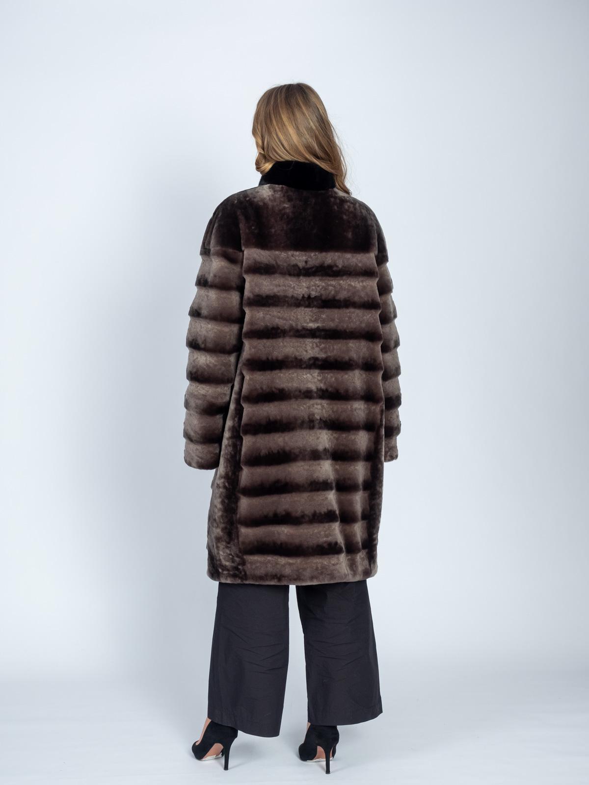 Шуба женская из меха овчины Bagira Queen M-230