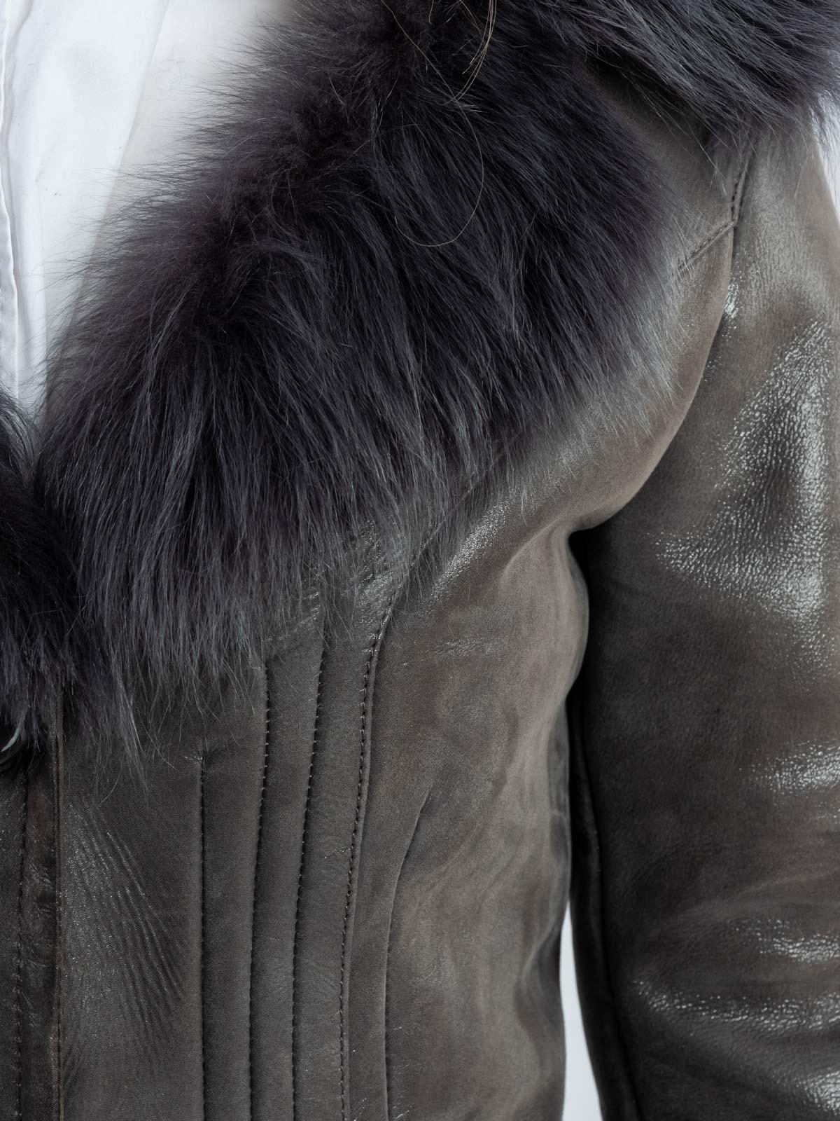 Дубленка женская из меха овчины AFM-KUNCHE 6