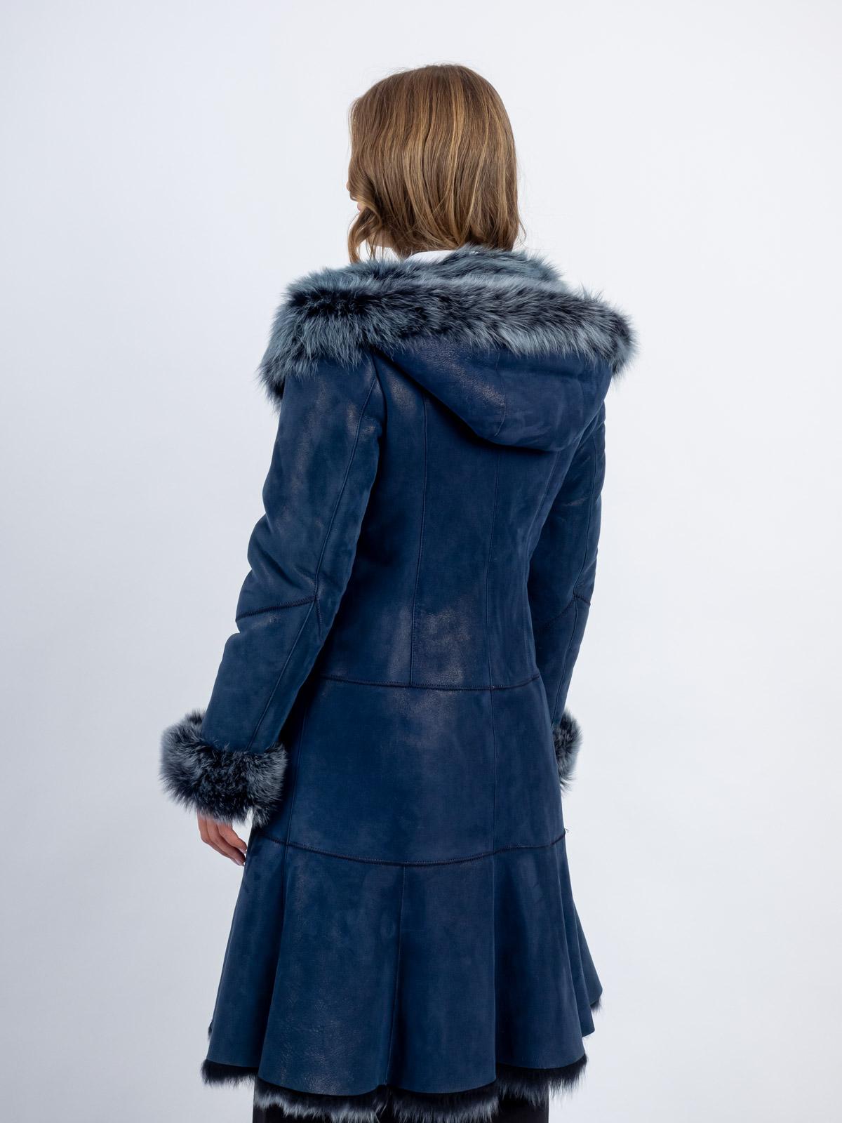 Дубленка  женская из меха овчины S2488