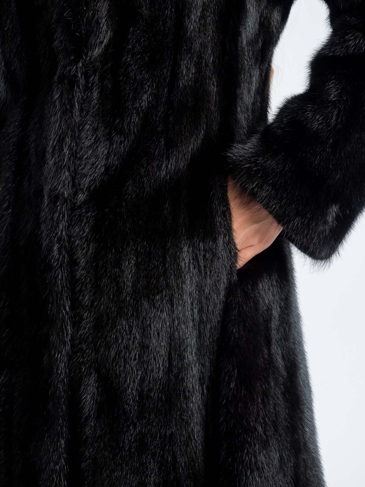 Шуба из меха норки Классика Гаде