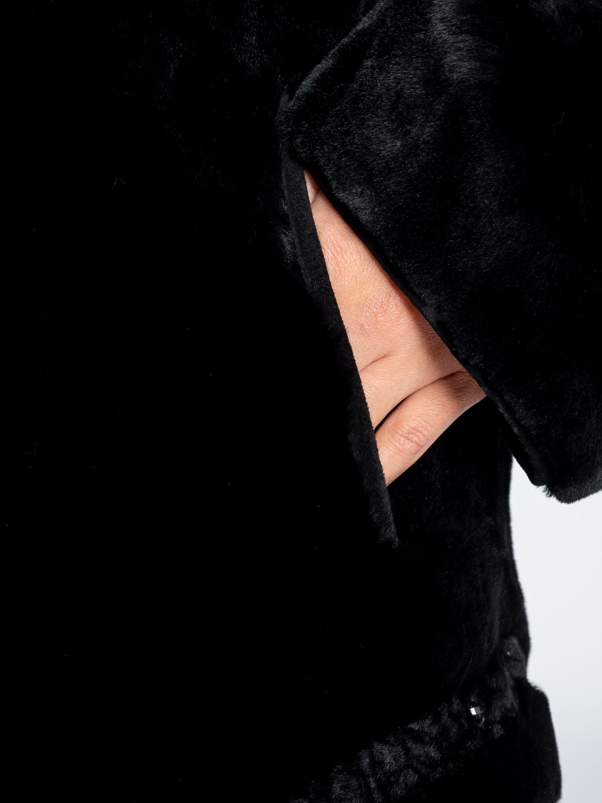 Шуба женская из меха овчины Меха Пятигорска Ламбада-2