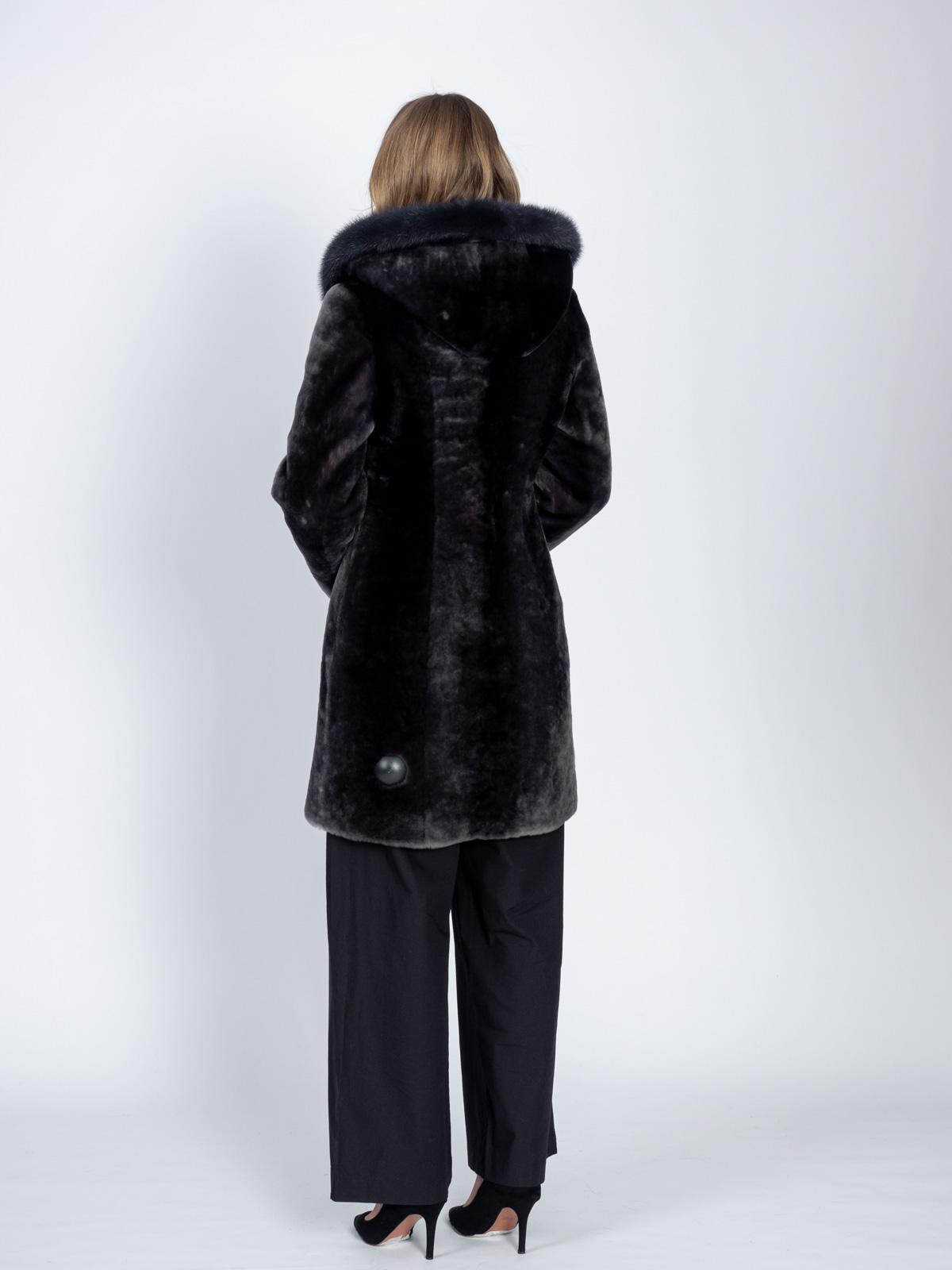 Шуба женская из меха овчины Багира М 152