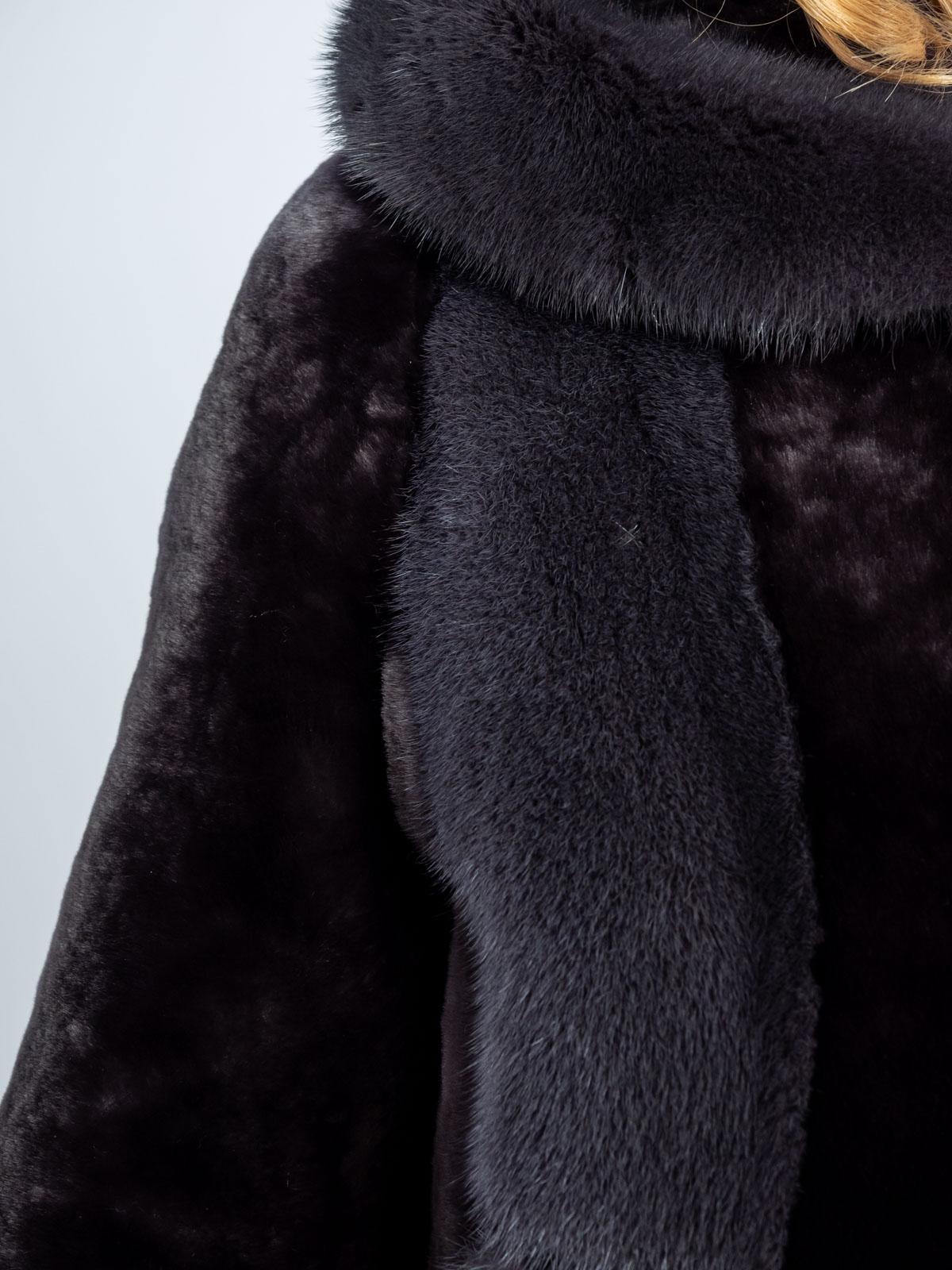 Шуба женская из меха овчины МиРель М 1411 