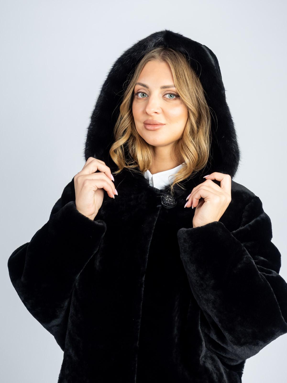 Шуба из меха овчины женская ADAM FURS Офелия 