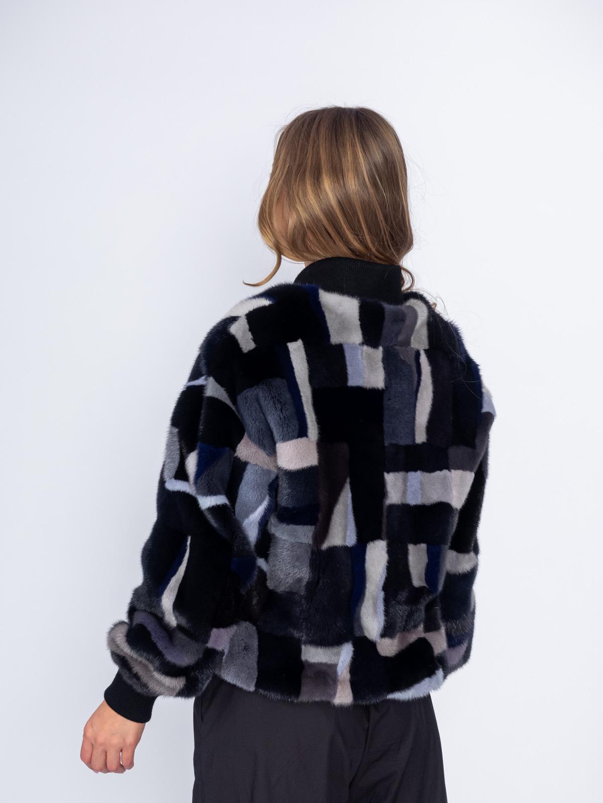 Норковый Бомбер Adelina Fur Collection