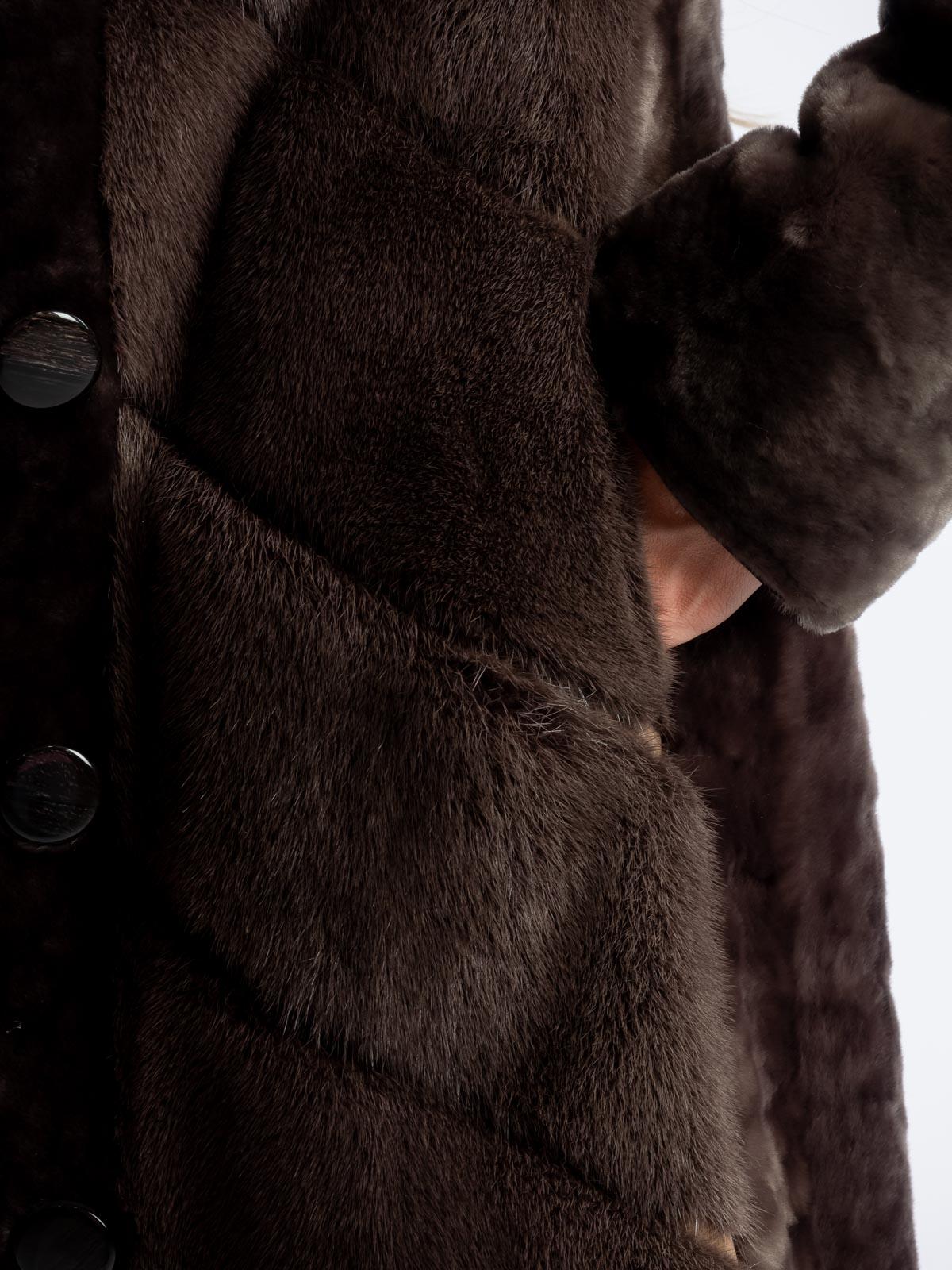 Шуба из меха овчины женская Roberto Rafio ГО-86