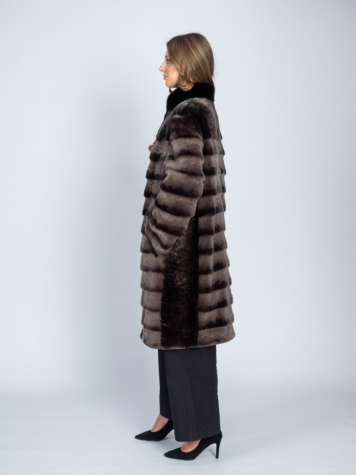 Шуба женская из меха овчины Bagira Queen M-230