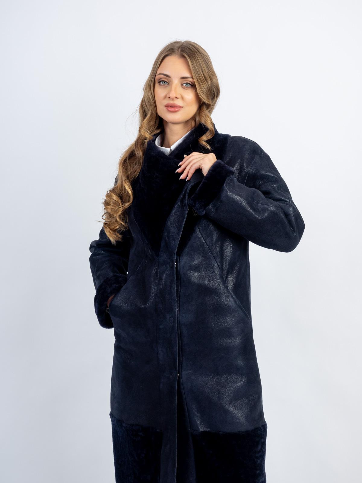 Шуба женская из меха овчины Di' Anna K-29062